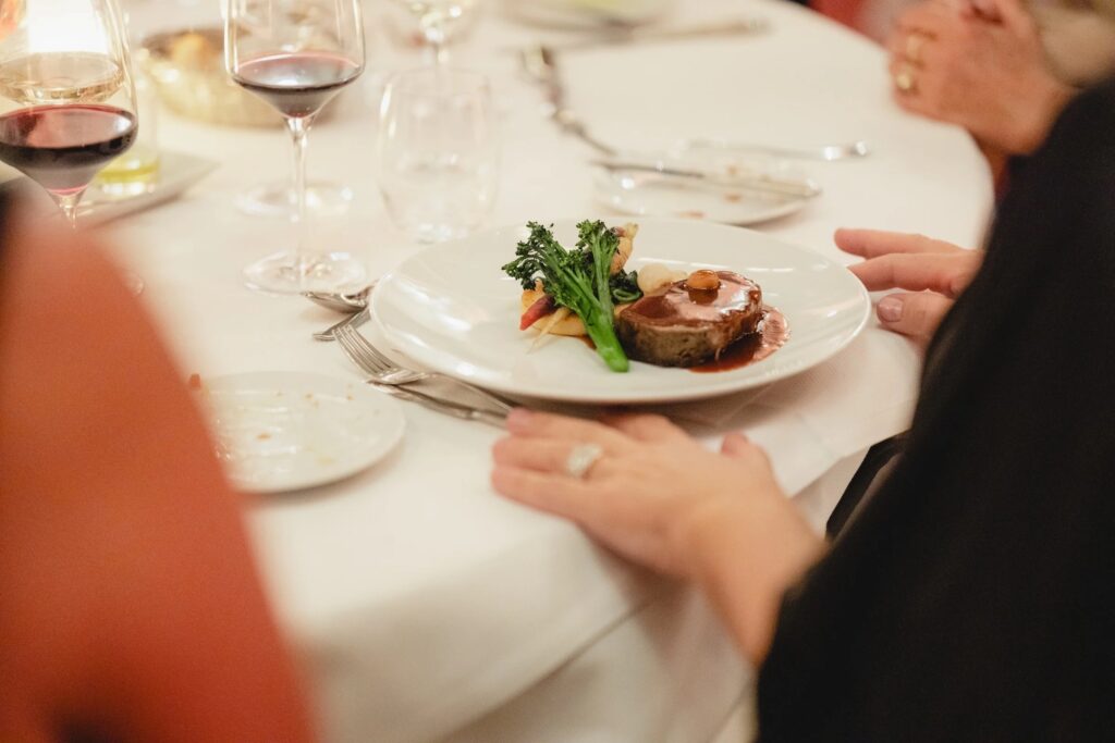 Foto van diner